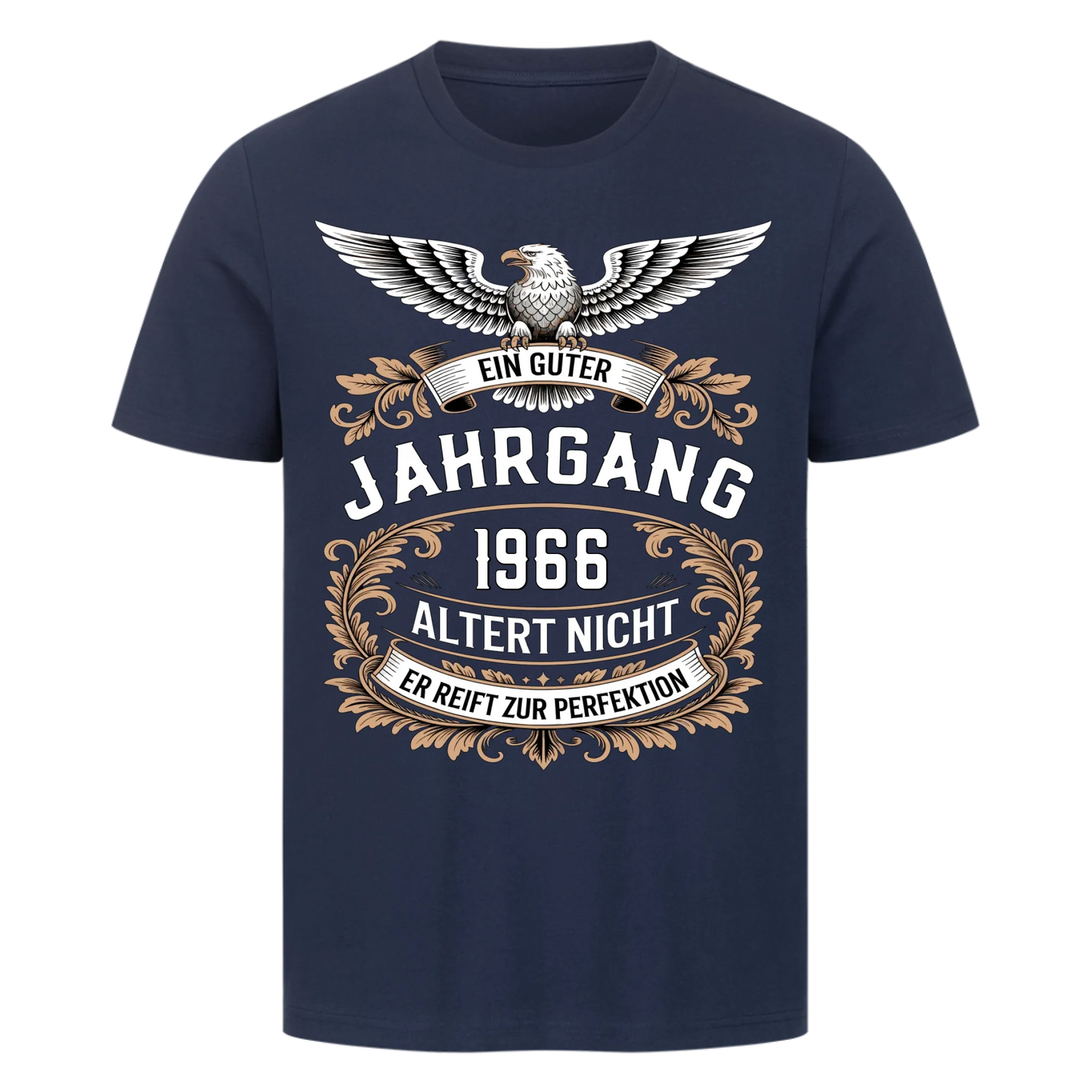 Ein guter Jahrgang [1966] altert nicht er reift zur Perfektion personalisiert Frontdruck Premium T-Shirt