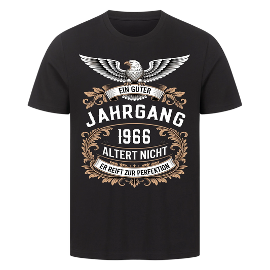 Ein guter Jahrgang [1966] altert nicht er reift zur Perfektion personalisiert Frontdruck Premium T-Shirt