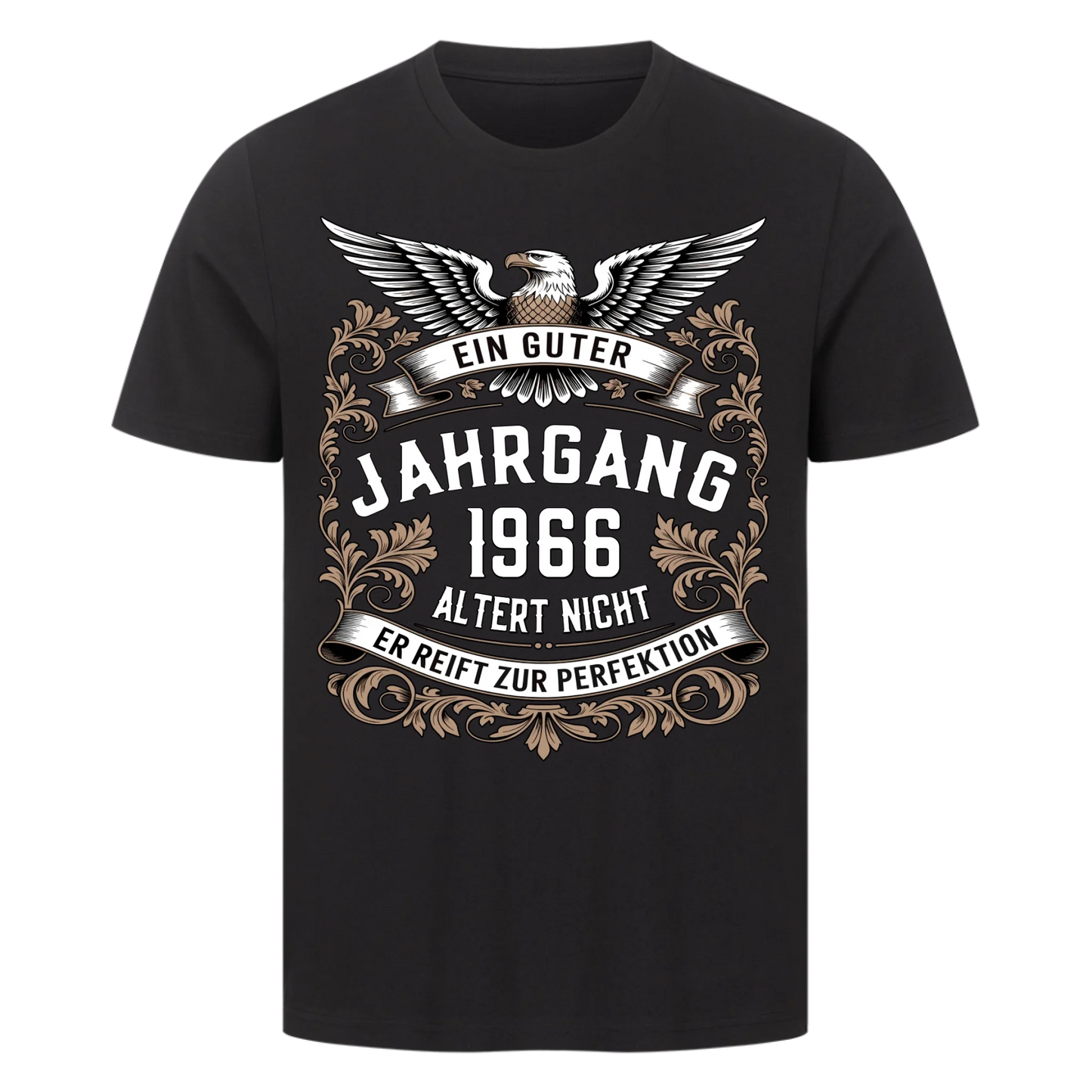 Ein guter Jahrgang [1966] altert nicht er reift zur Perfektion personalisiert Frontdruck Premium T-Shirt 2