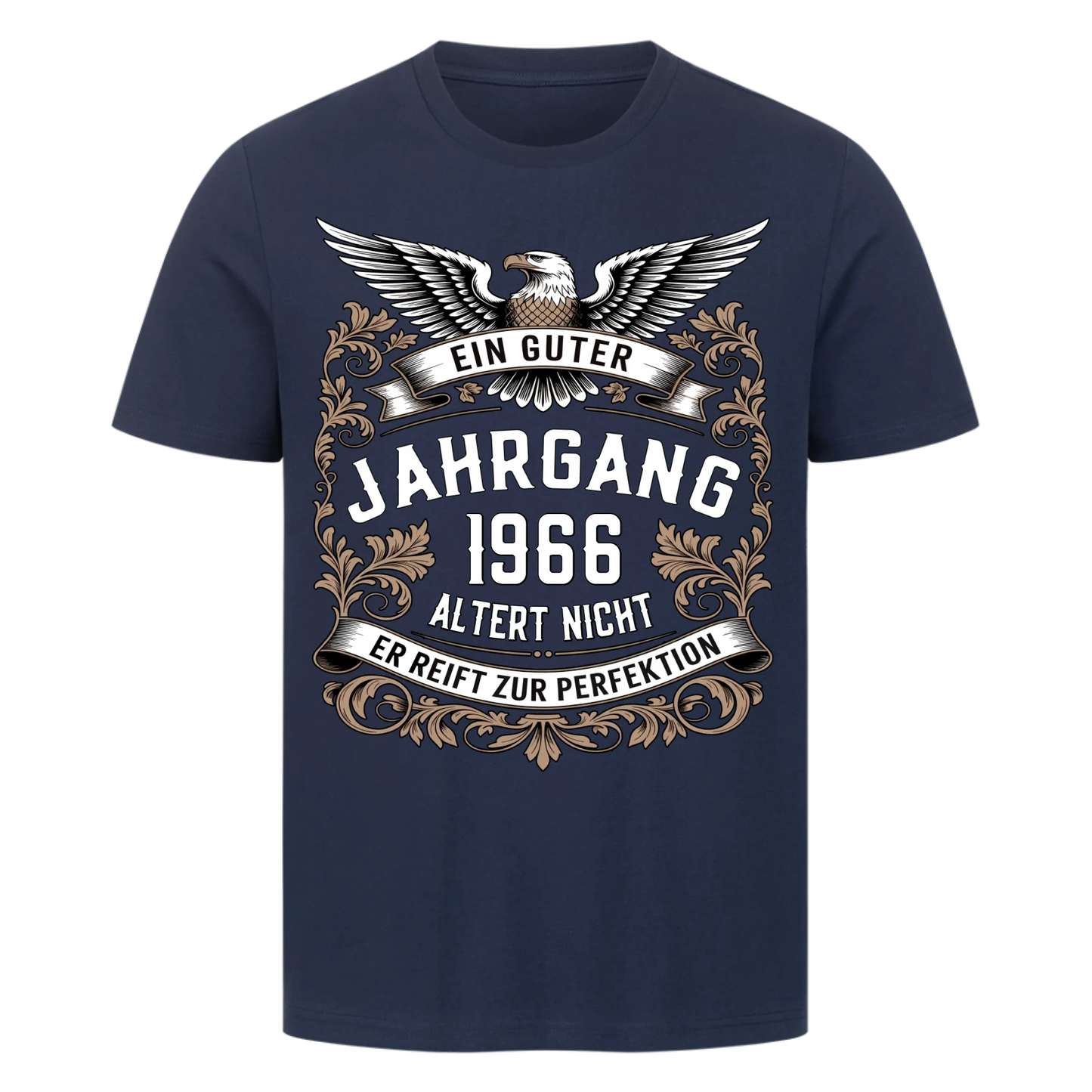 Ein guter Jahrgang [1966] altert nicht er reift zur Perfektion personalisiert Frontdruck Premium T-Shirt 2