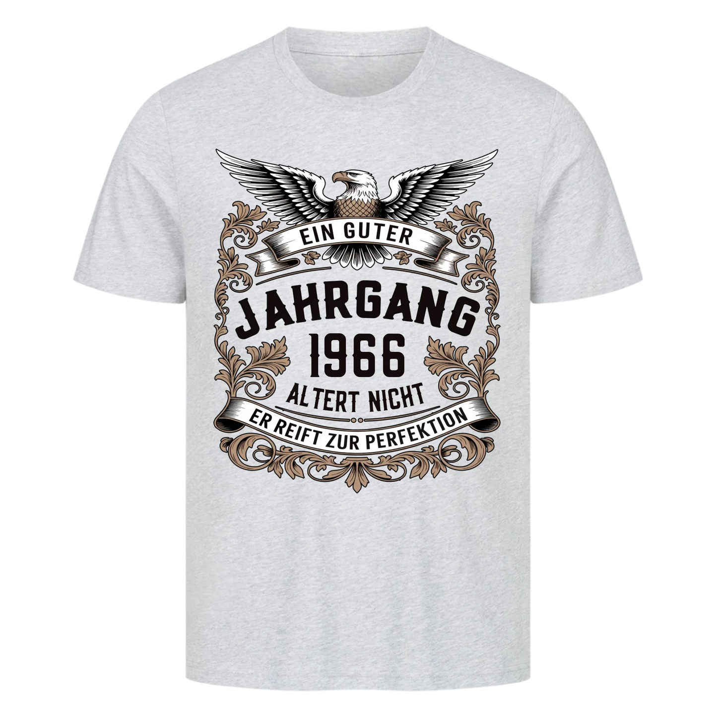 Ein guter Jahrgang [1966] altert nicht er reift zur Perfektion personalisiert Frontdruck Premium T-Shirt 3