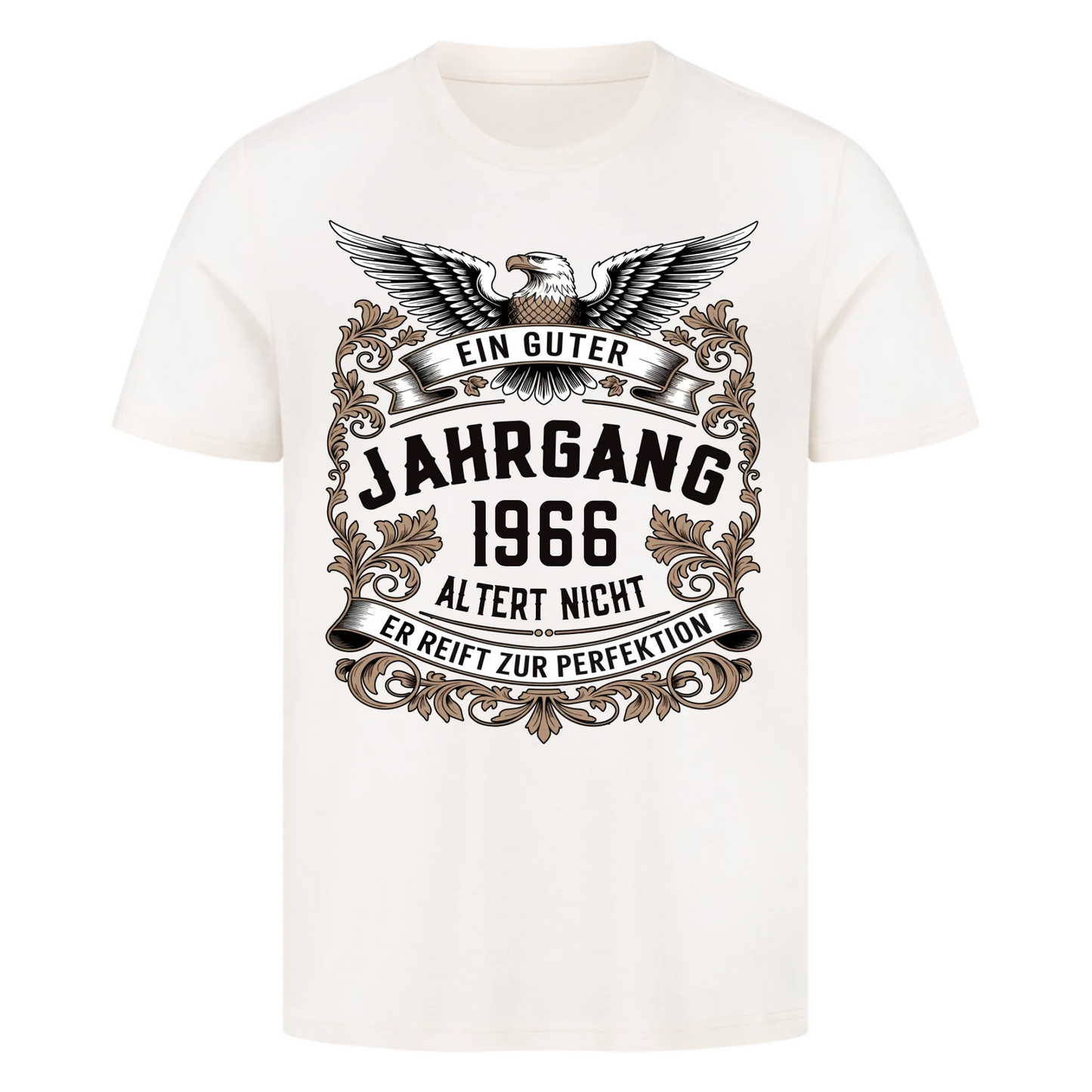 Ein guter Jahrgang [1966] altert nicht er reift zur Perfektion personalisiert Frontdruck Premium T-Shirt 3