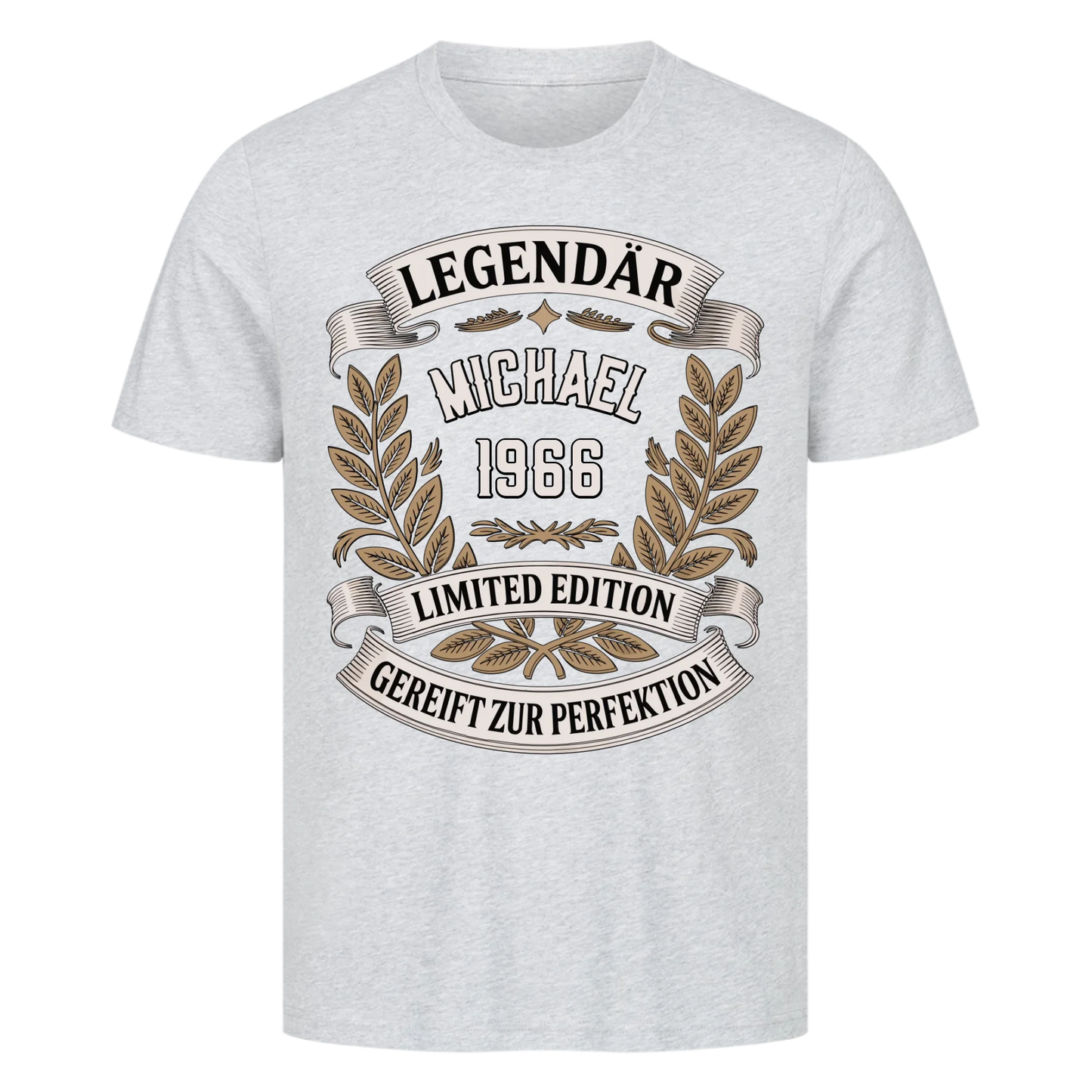 Legendär [Dein Name] [Dein Jahr] gereift zur Perfektion personalisiert Frontdruck Premium T-Shirt