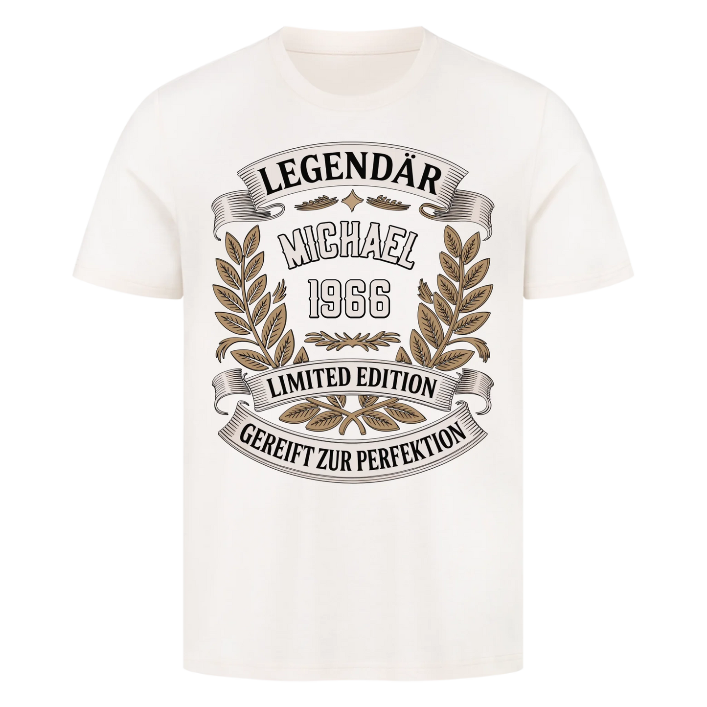 Legendär [Dein Name] [Dein Jahr] gereift zur Perfektion personalisiert Frontdruck Premium T-Shirt