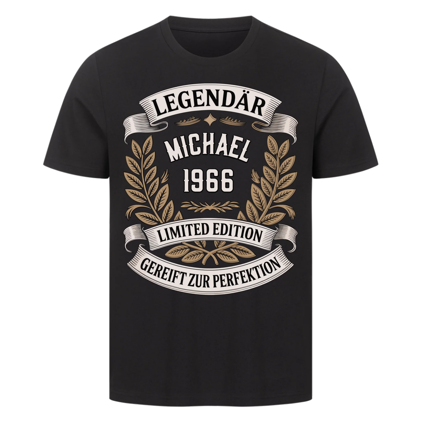 Legendär [Dein Name] [Dein Jahr] gereift zur Perfektion personalisiert Frontdruck Premium T-Shirt