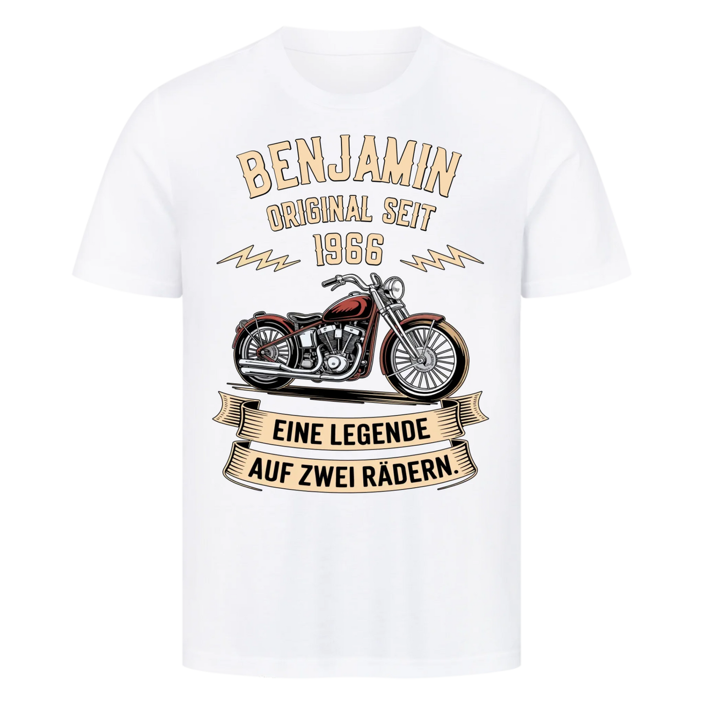 [Dein Name] [Original seit] [Jahr] personalisiert Frontdruck Premium T-Shirt