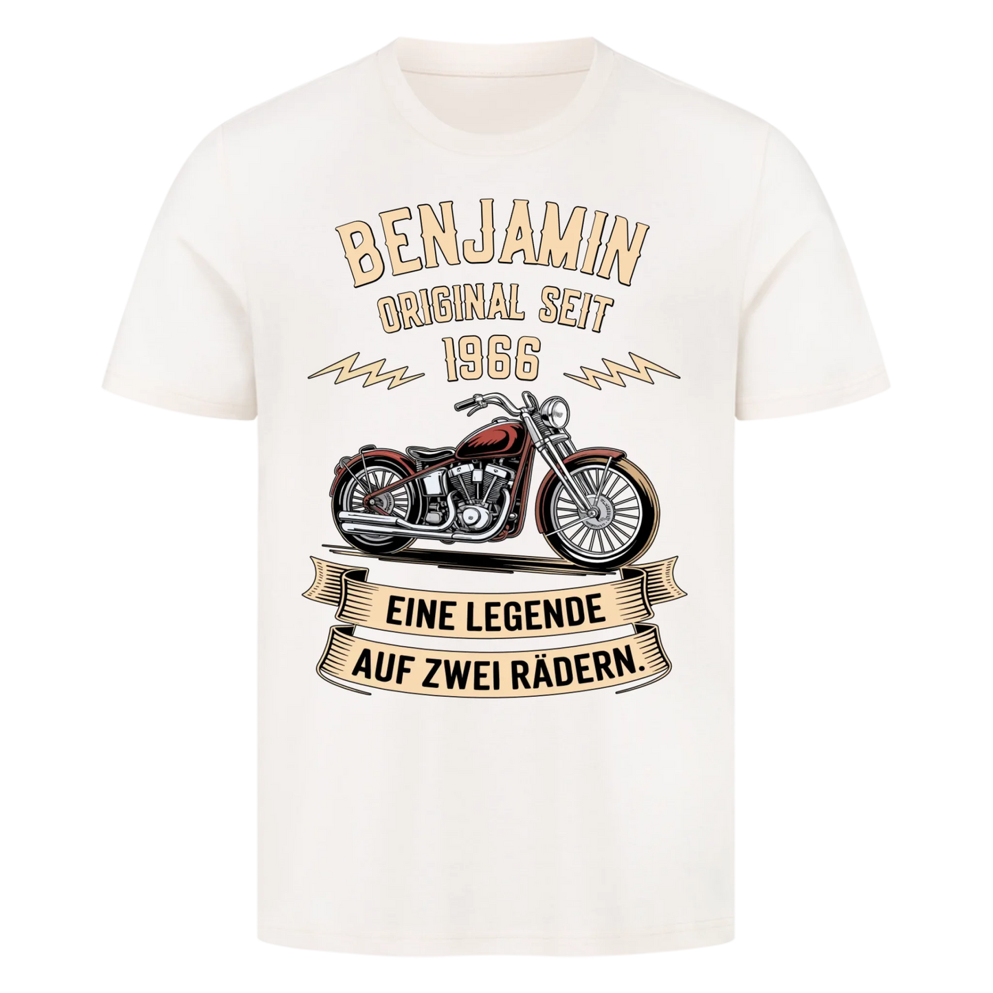 [Dein Name] [Original seit] [Jahr] personalisiert Frontdruck Premium T-Shirt