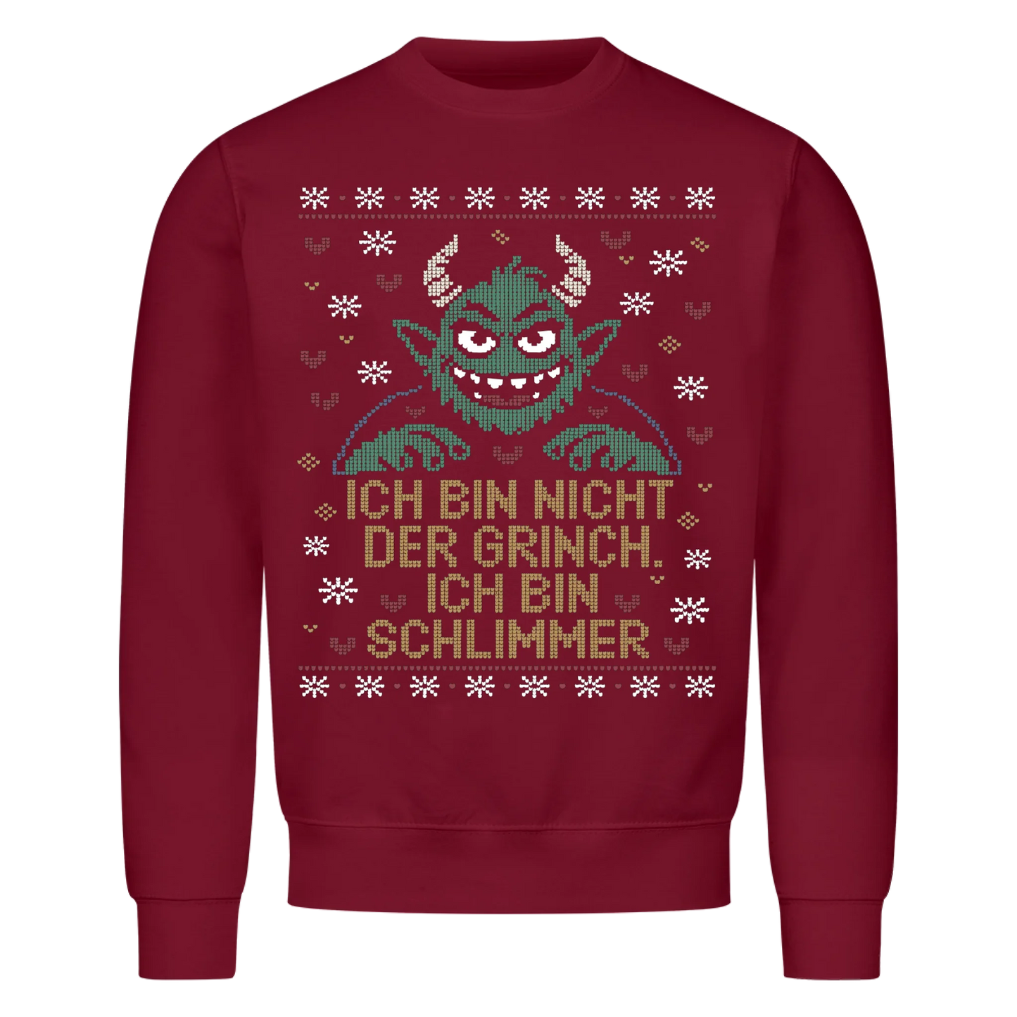 Ugly Christmas Grinch Premium Sweatshirt 3