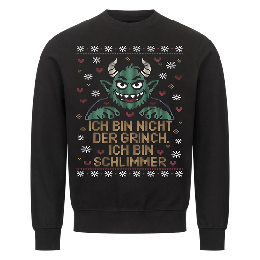 Ugly Christmas Grinch Premium Sweatshirt 3