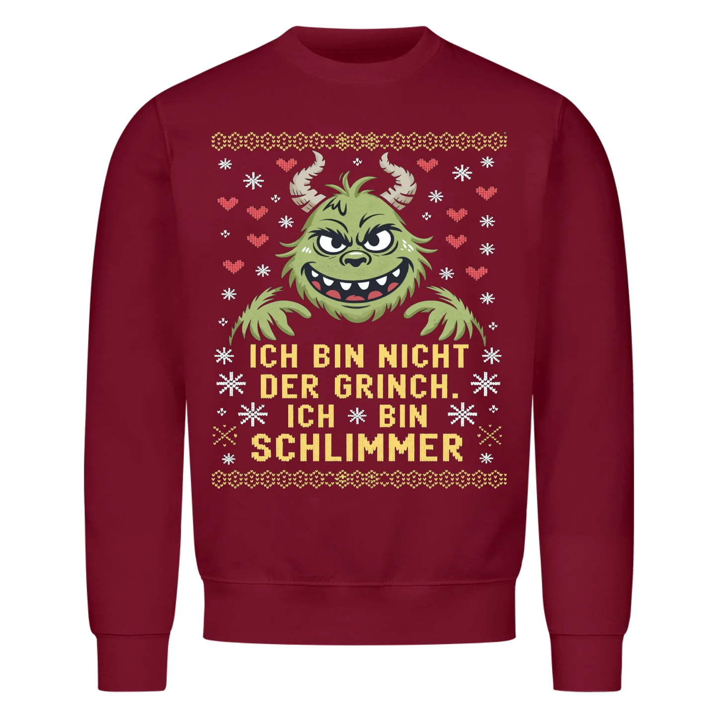 Ugly Christmas Grinch Premium Sweatshirt 4