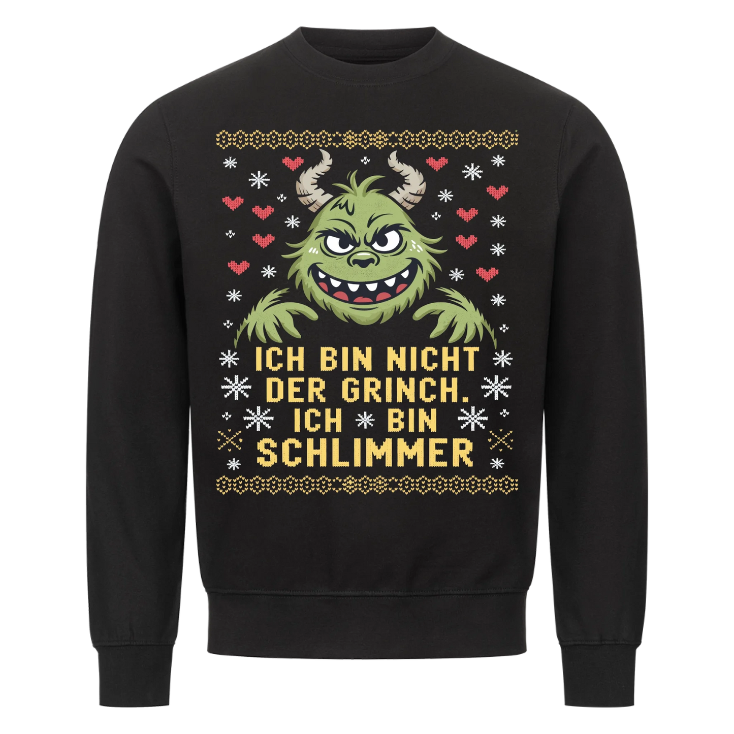 Ugly Christmas Grinch Premium Sweatshirt 4