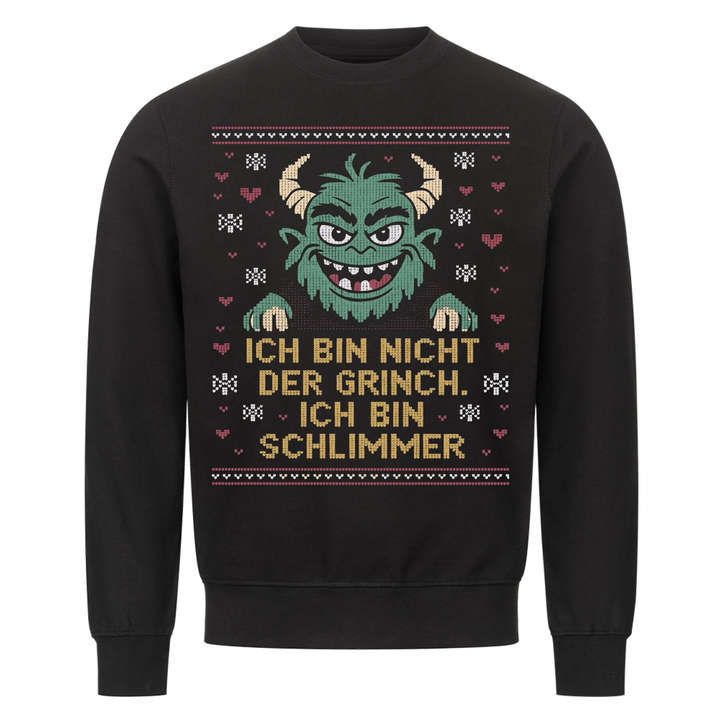Ugly Christmas Grinch Premium Sweatshirt 5