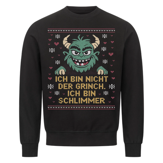 Ugly Christmas Grinch Premium Sweatshirt 5