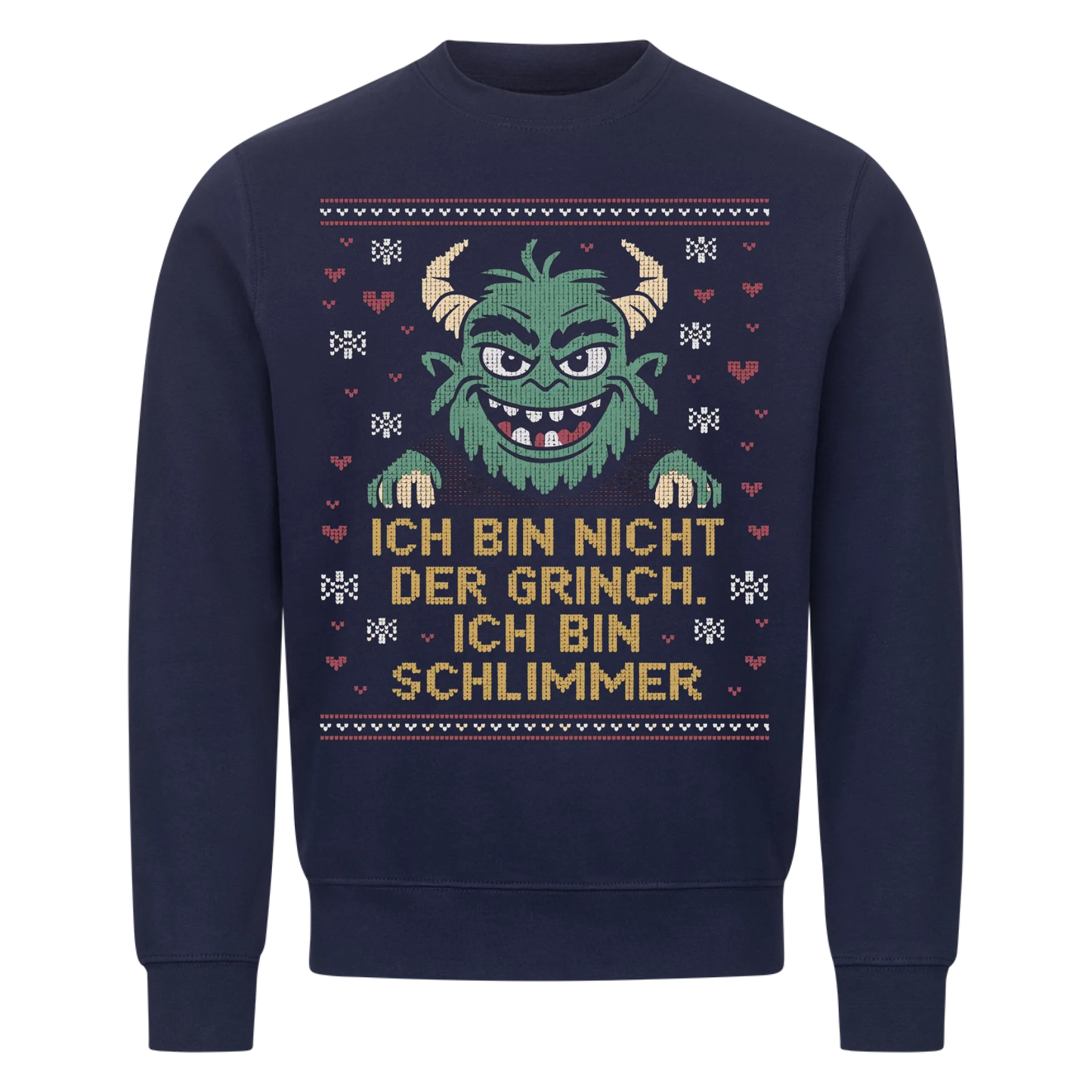 Ugly Christmas Grinch Premium Sweatshirt 5