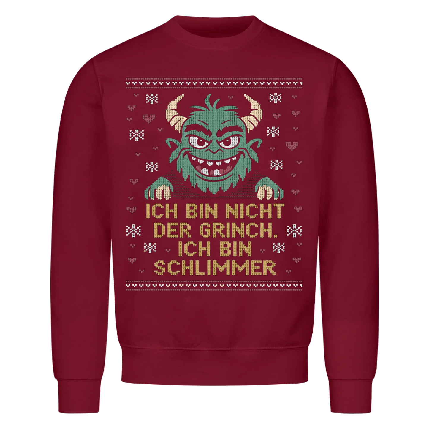 Ugly Christmas Grinch Premium Sweatshirt 5