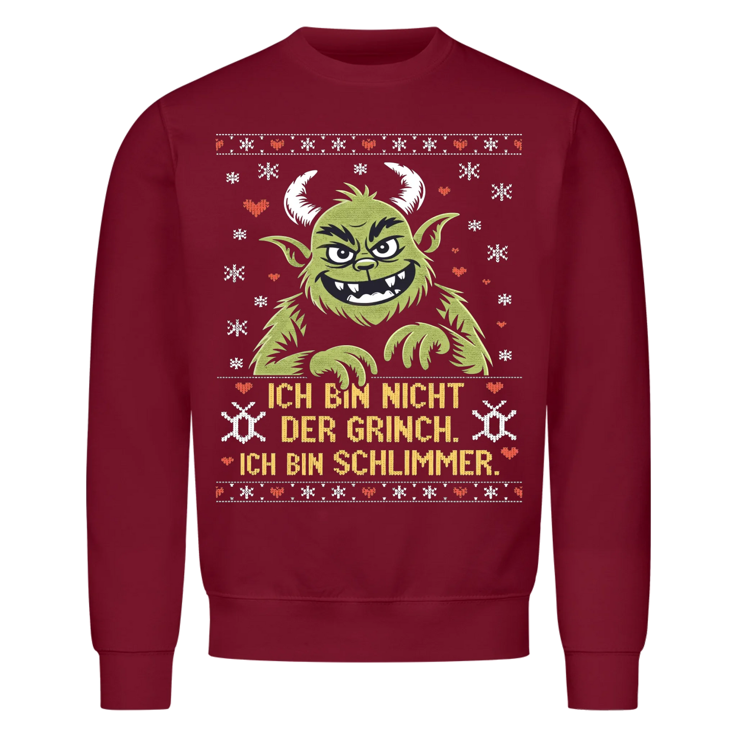 Ugly Christmas Grinch Premium Sweatshirt 6