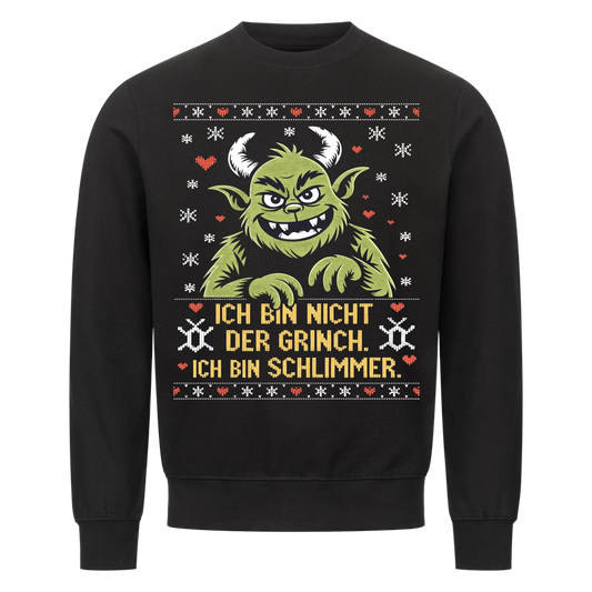 Ugly Christmas Grinch Premium Sweatshirt 6