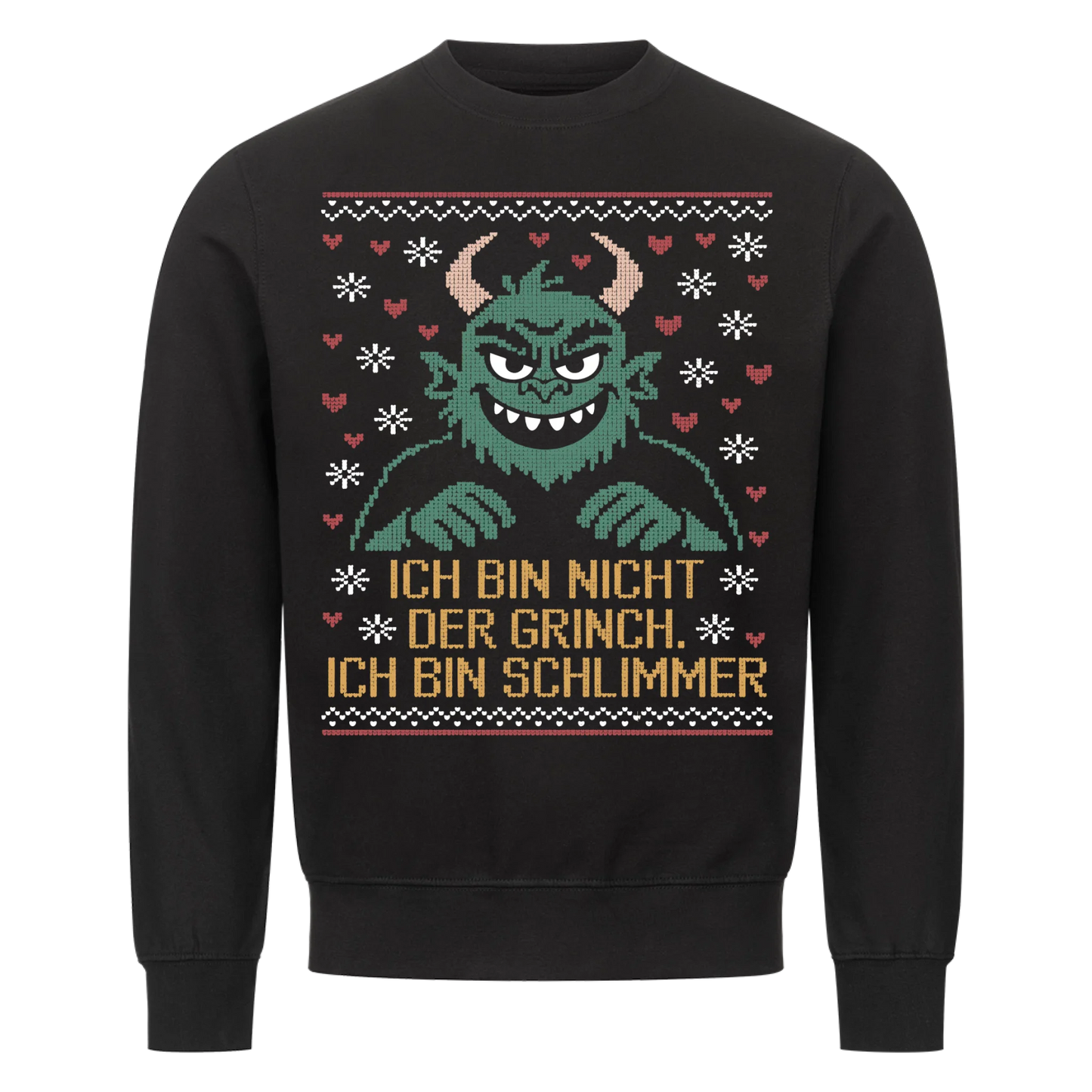 Ugly Christmas Grinch Premium Sweatshirt 7