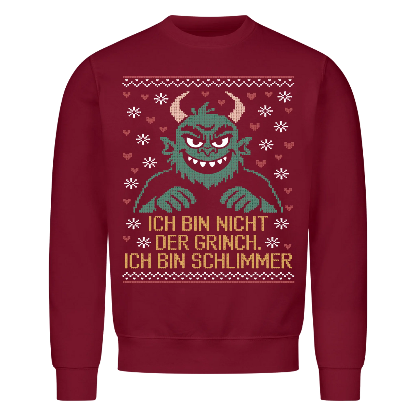 Ugly Christmas Grinch Premium Sweatshirt 7