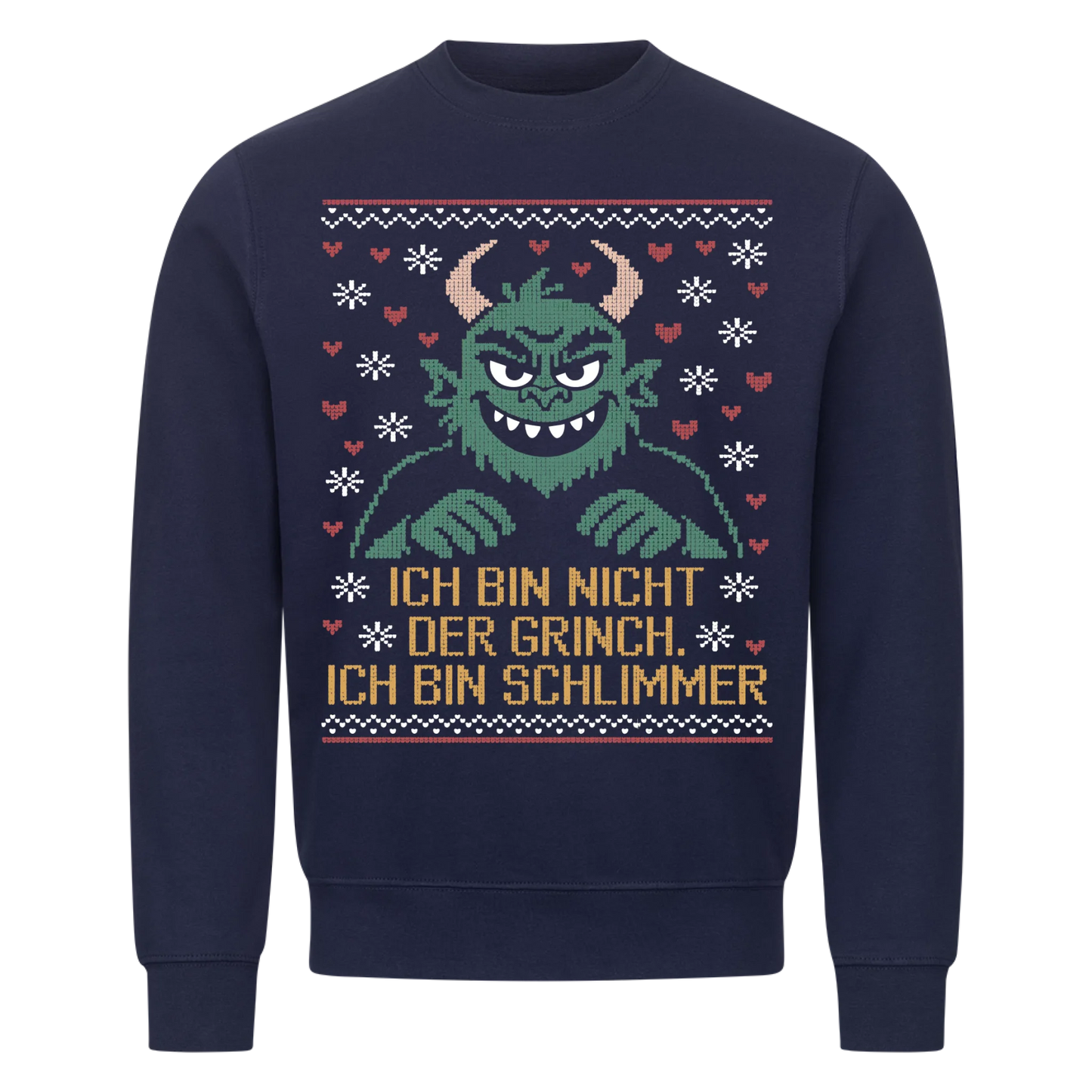 Ugly Christmas Grinch Premium Sweatshirt 7