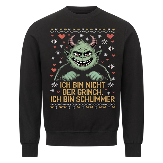 Ugly Christmas Grinch Premium Sweatshirt 8