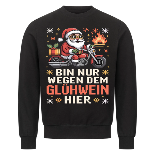 Ugly Christmas Santa Glühwein Premium Sweatshirt