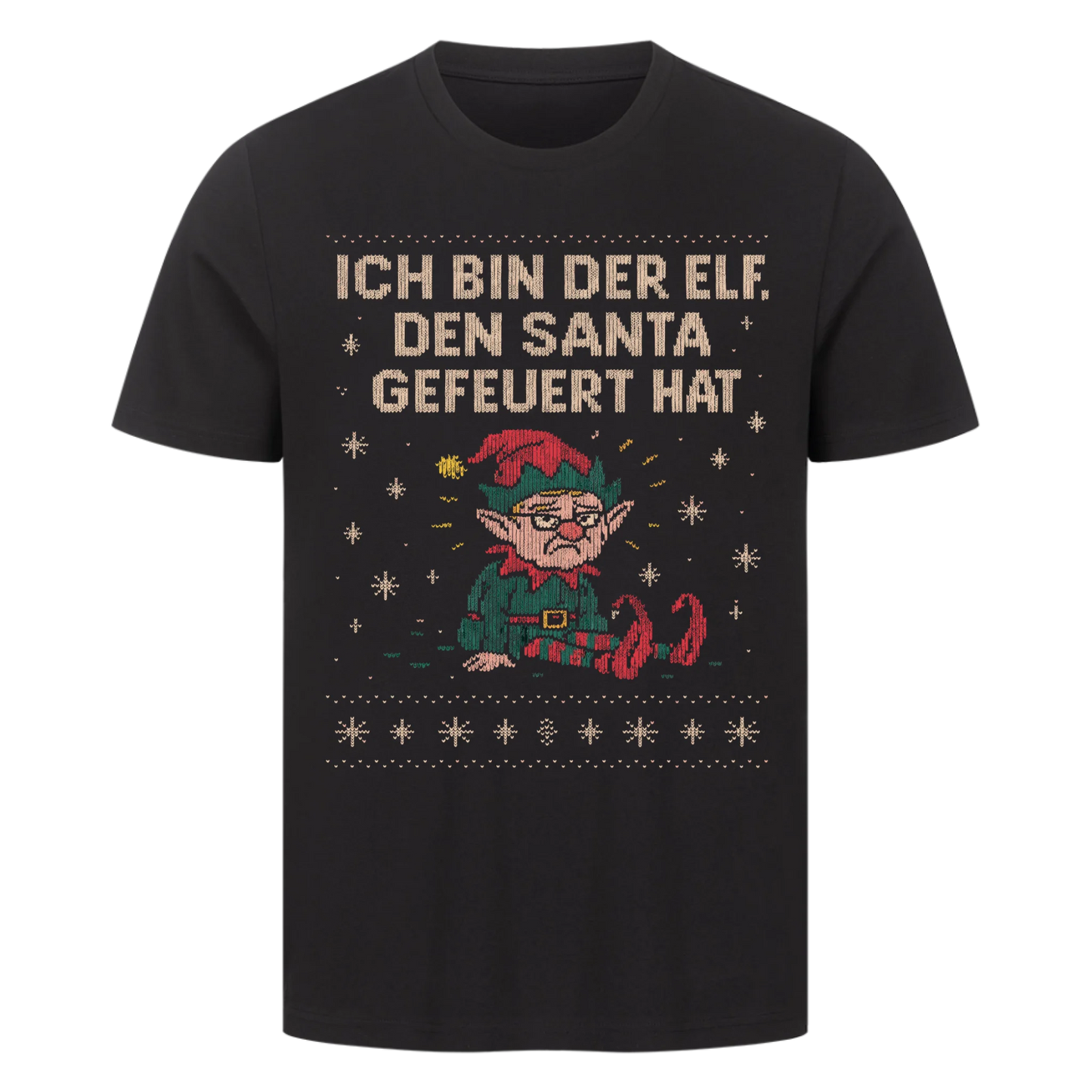Ugly Christmas gefeuerter Elf Premium T-Shirt