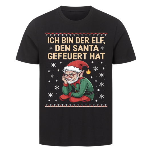 Ugly Christmas gefeuerter Elf Premium T-Shirt 2