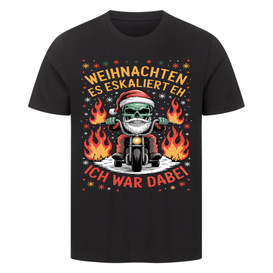 Ugly Christmas Es eskaliert eh Biker Premium T-Shirt 3