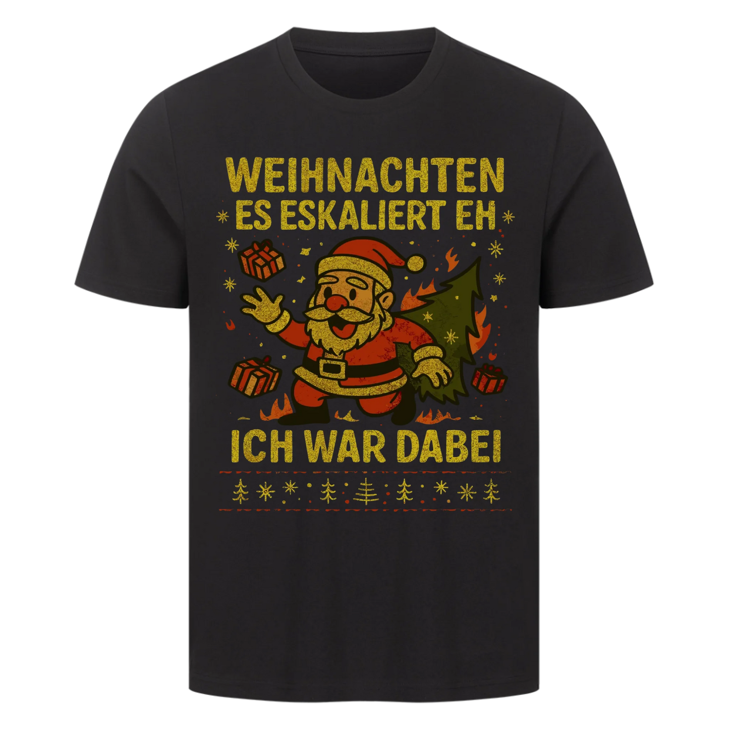 Ugly Christmas Es eskaliert eh Premium T-Shirt 3