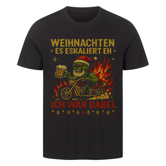 Ugly Christmas Es eskaliert eh Biker Premium T-Shirt 5