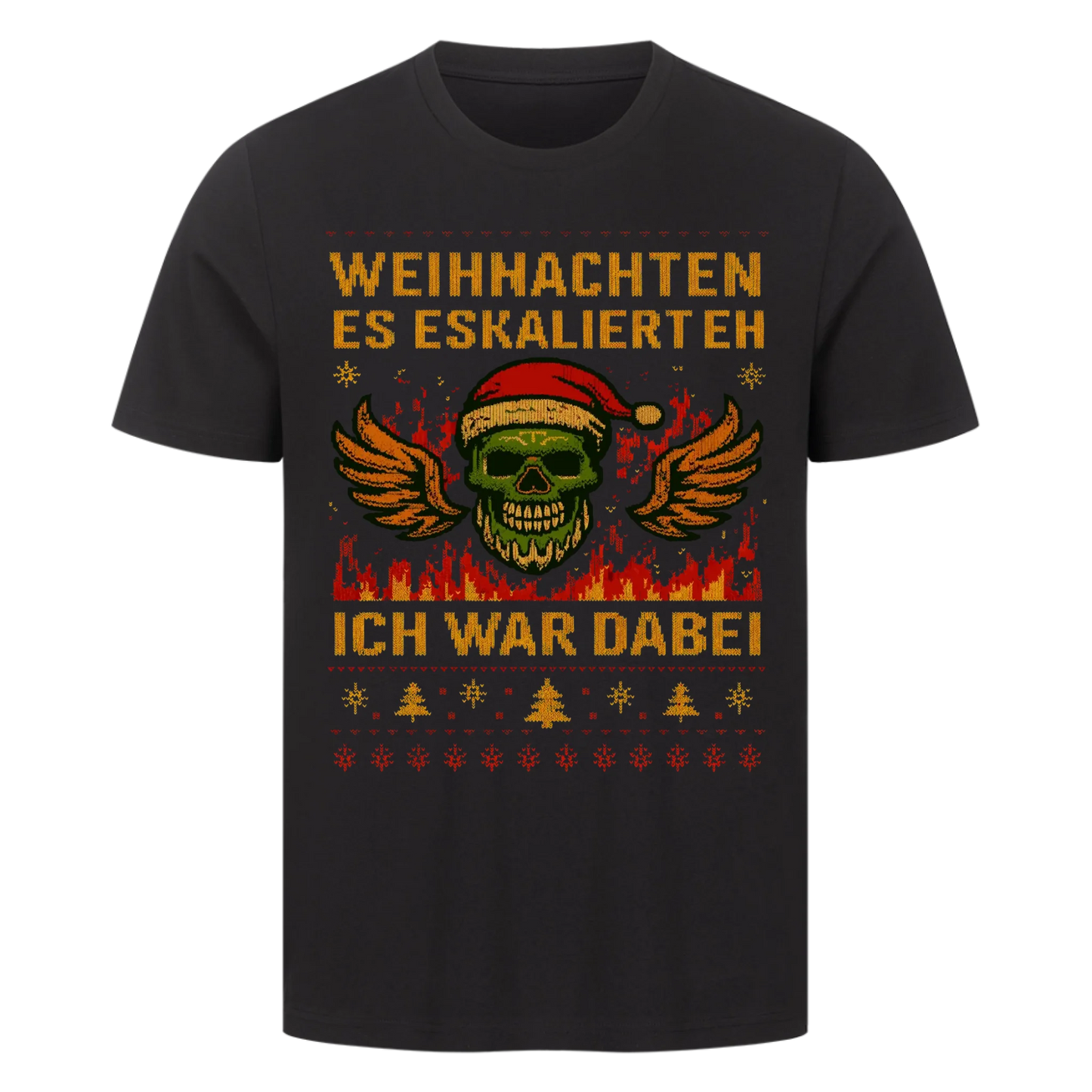Ugly Christmas Es eskaliert eh Biker Premium T-Shirt 6