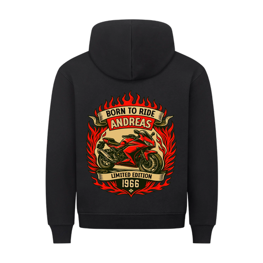 Multicolor Born to Ride Limited Edition Premium Hoodie
