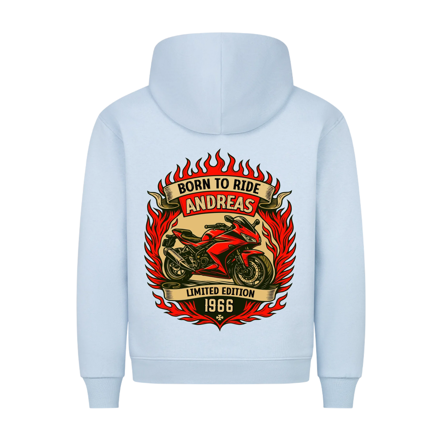 Multicolor Born to Ride Limited Edition Premium Hoodie