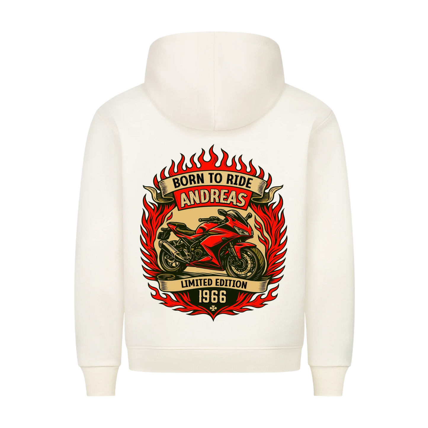 Multicolor Born to Ride Limited Edition Premium Hoodie