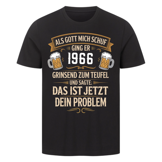 Als Gott mich schuf ging er [1966] zum Teufel personalisiert Premium T-Shirt