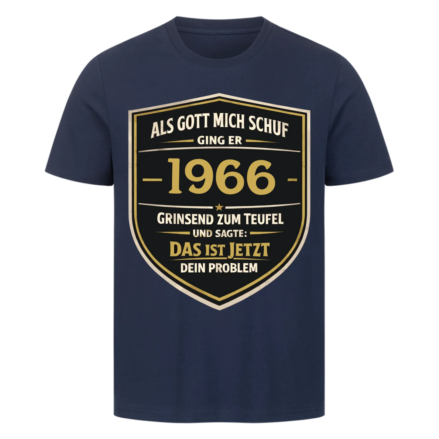 Als Gott mich schuf ging er [1966] zum Teufel personalisiert Premium T-Shirt 3