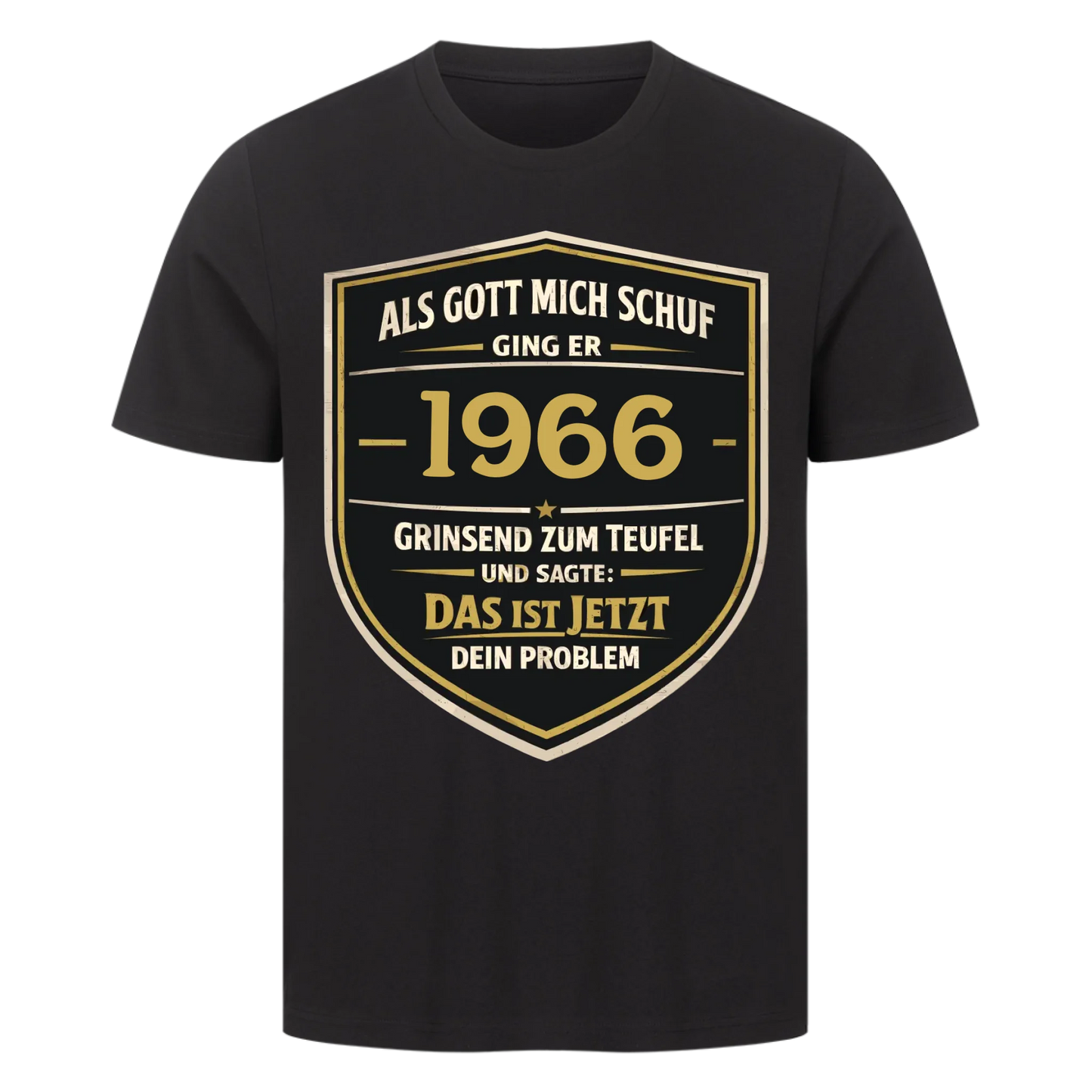 Als Gott mich schuf ging er [1966] zum Teufel personalisiert Premium T-Shirt 3
