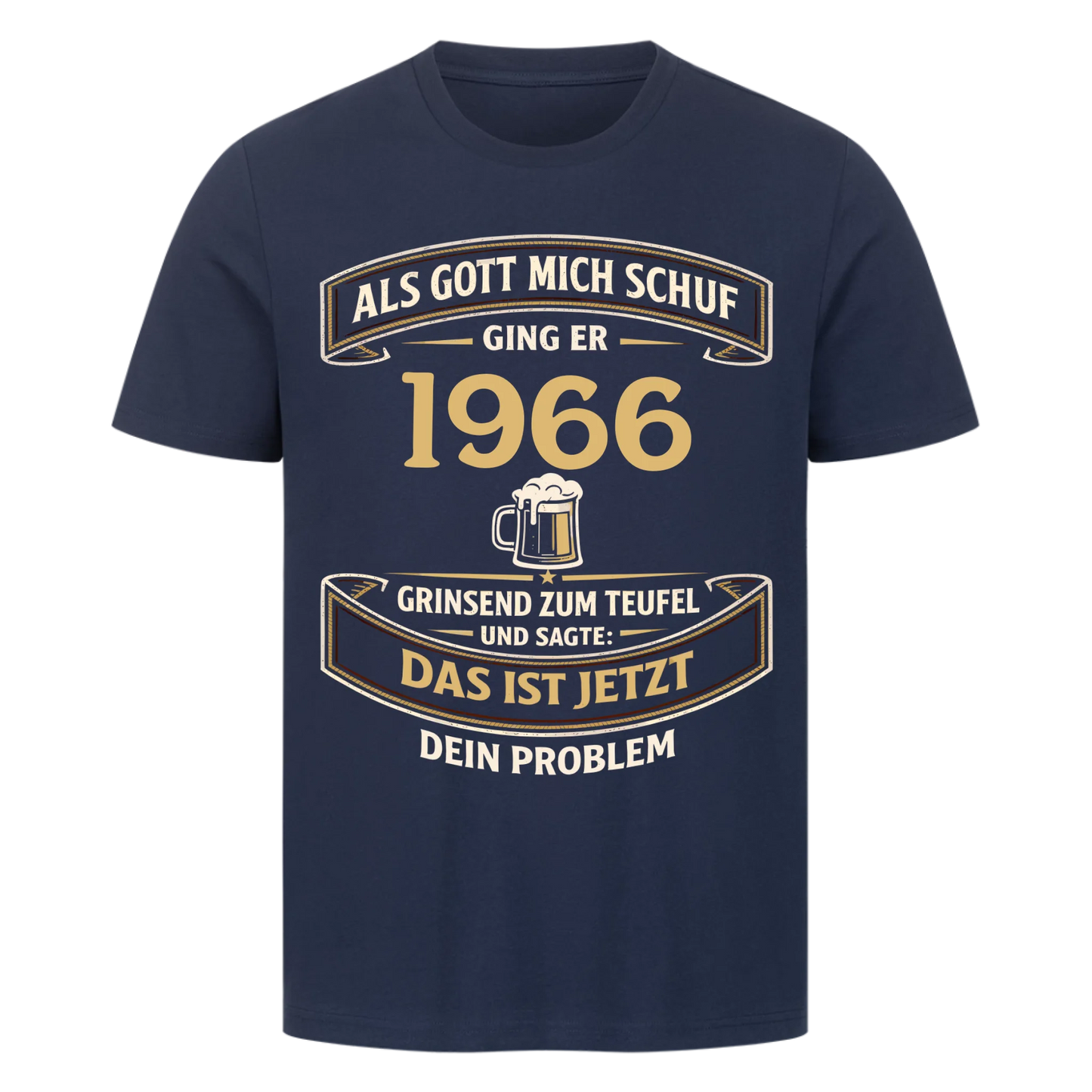 Als Gott mich schuf ging er [1966] zum Teufel personalisiert Premium T-Shirt 5