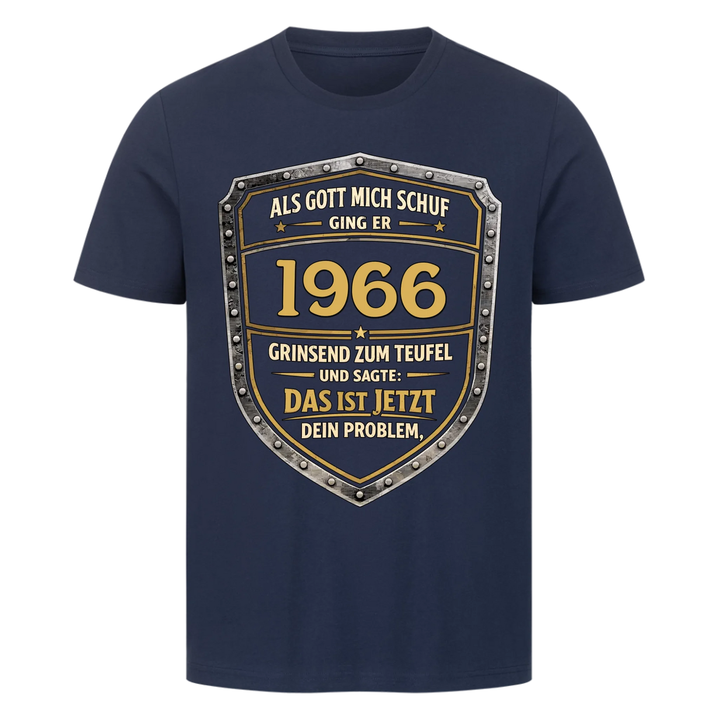 Als Gott mich schuf ging er [1966] zum Teufel personalisiert Premium T-Shirt 8