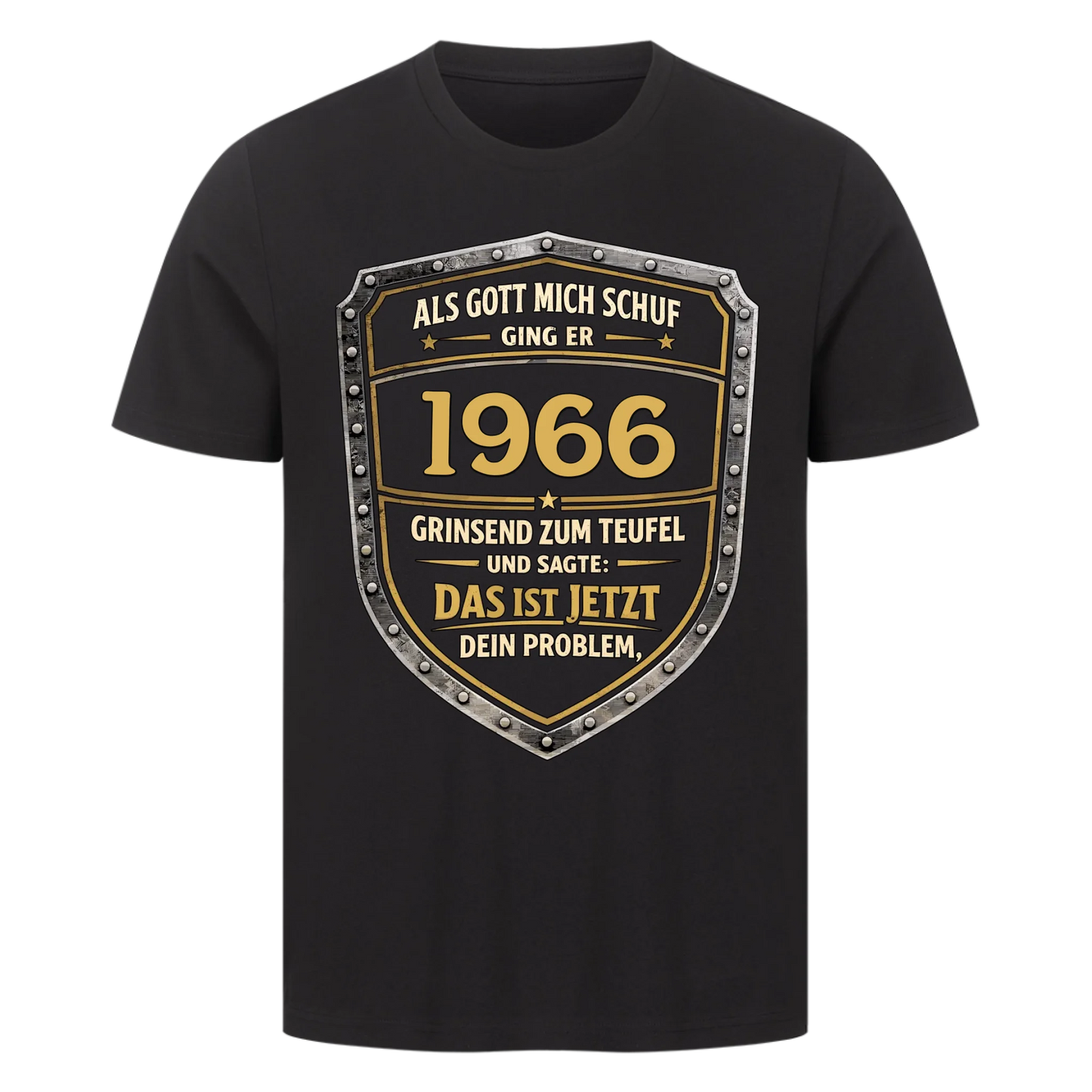 Als Gott mich schuf ging er [1966] zum Teufel personalisiert Premium T-Shirt 8