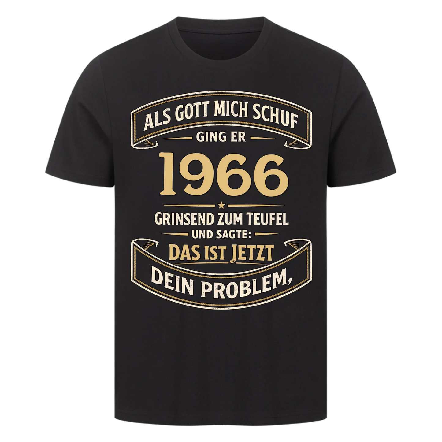 Als Gott mich schuf ging er [1966] zum Teufel personalisiert Premium T-Shirt 9