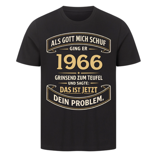 Als Gott mich schuf ging er [1966] zum Teufel personalisiert Premium T-Shirt 9