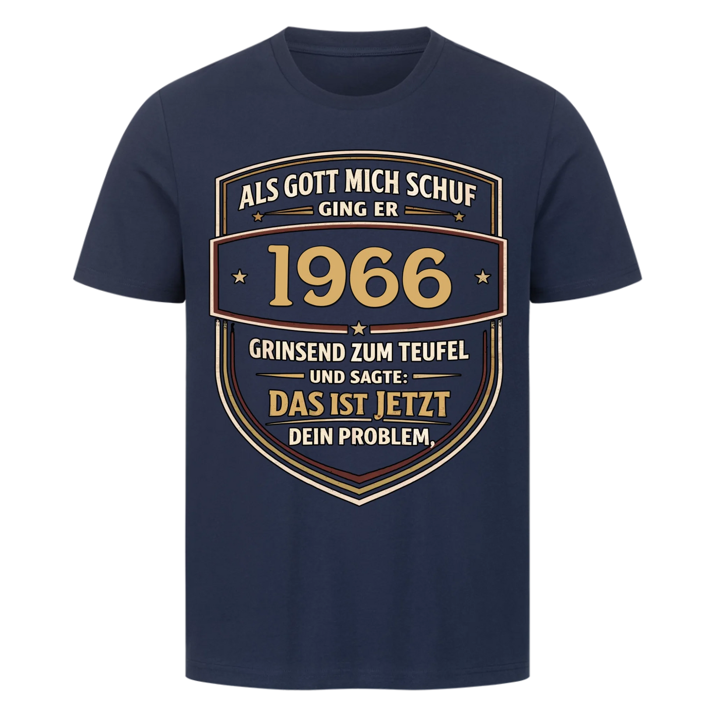 Als Gott mich schuf ging er [1966] zum Teufel personalisiert Premium T-Shirt 11