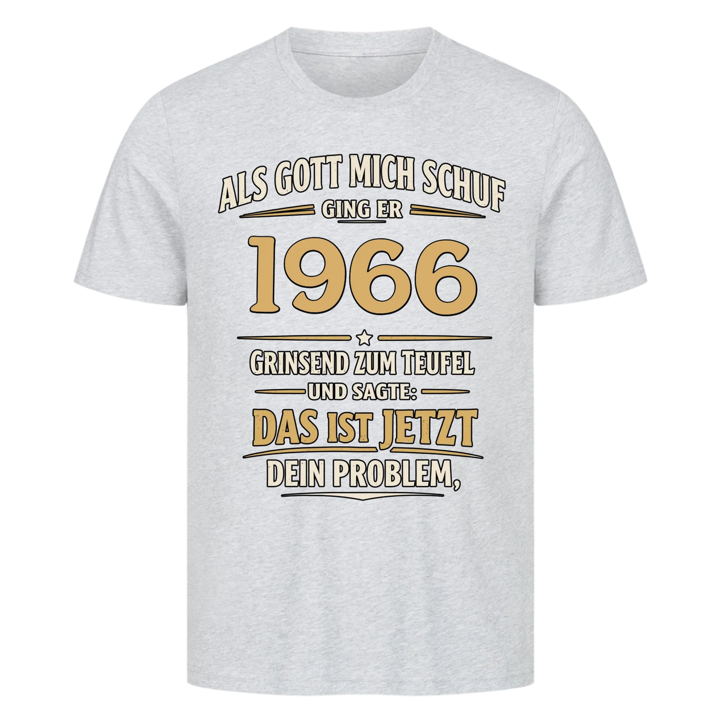 Als Gott mich schuf ging er [1966] zum Teufel personalisiert Premium T-Shirt 12