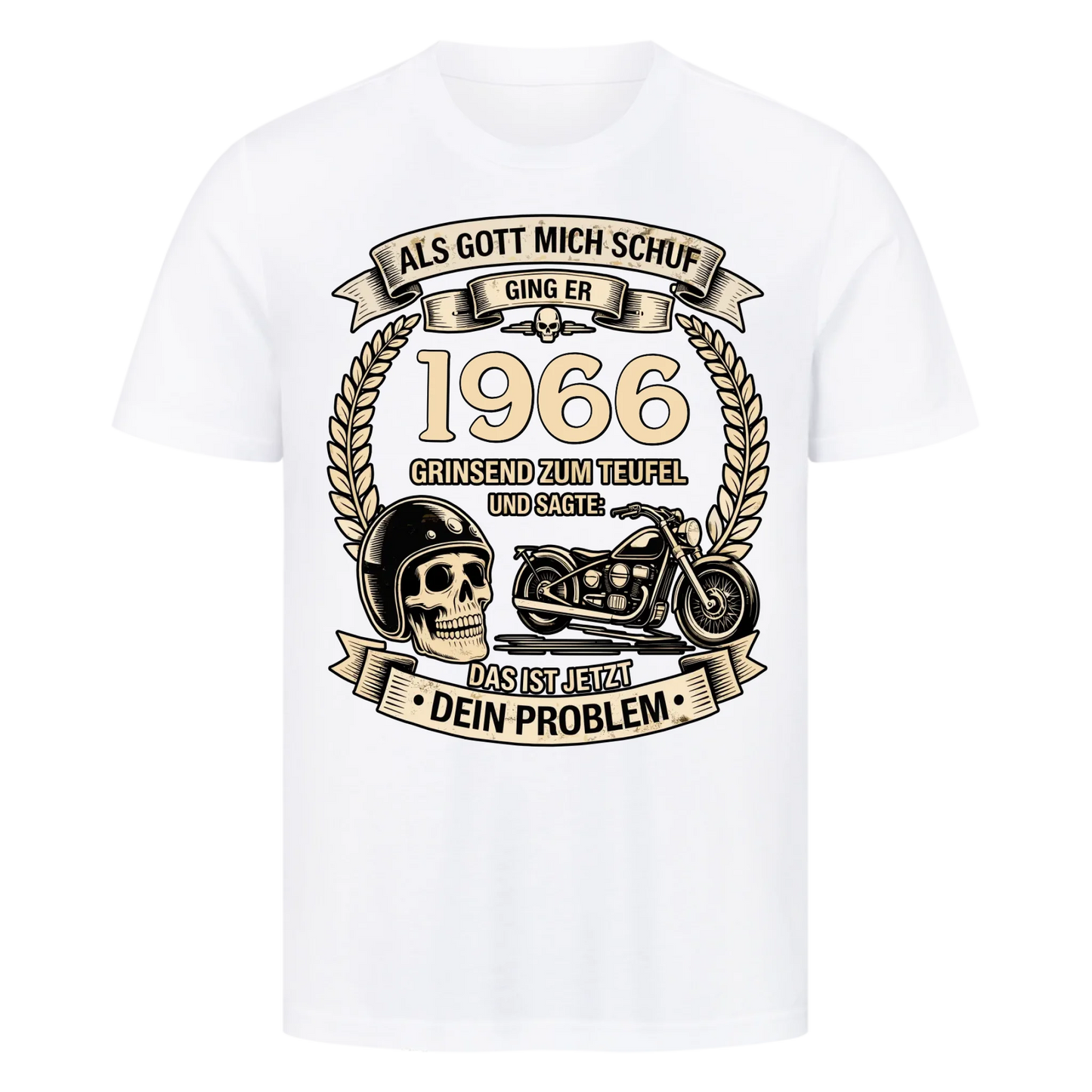 Als Gott mich schuf ging er [1966] zum Teufel personalisiert Premium T-Shirt 13