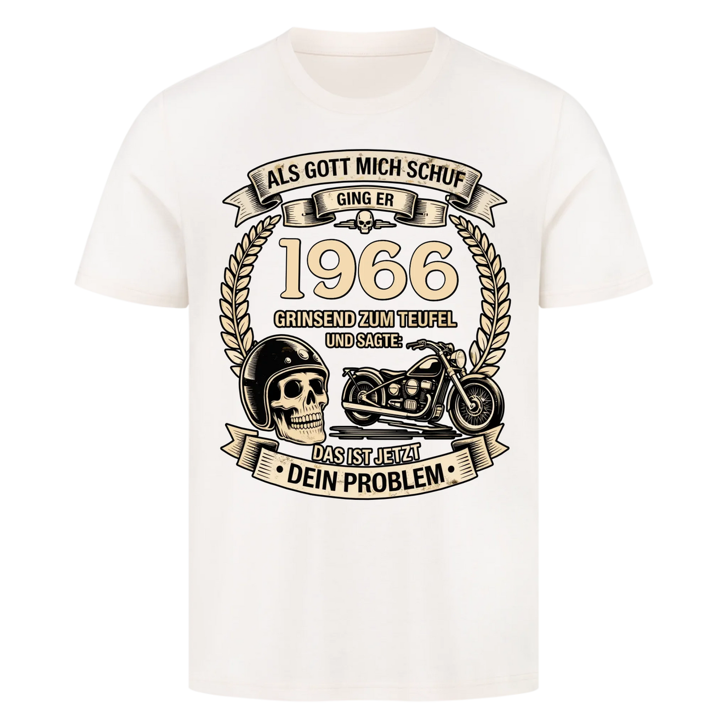 Als Gott mich schuf ging er [1966] zum Teufel personalisiert Premium T-Shirt 13