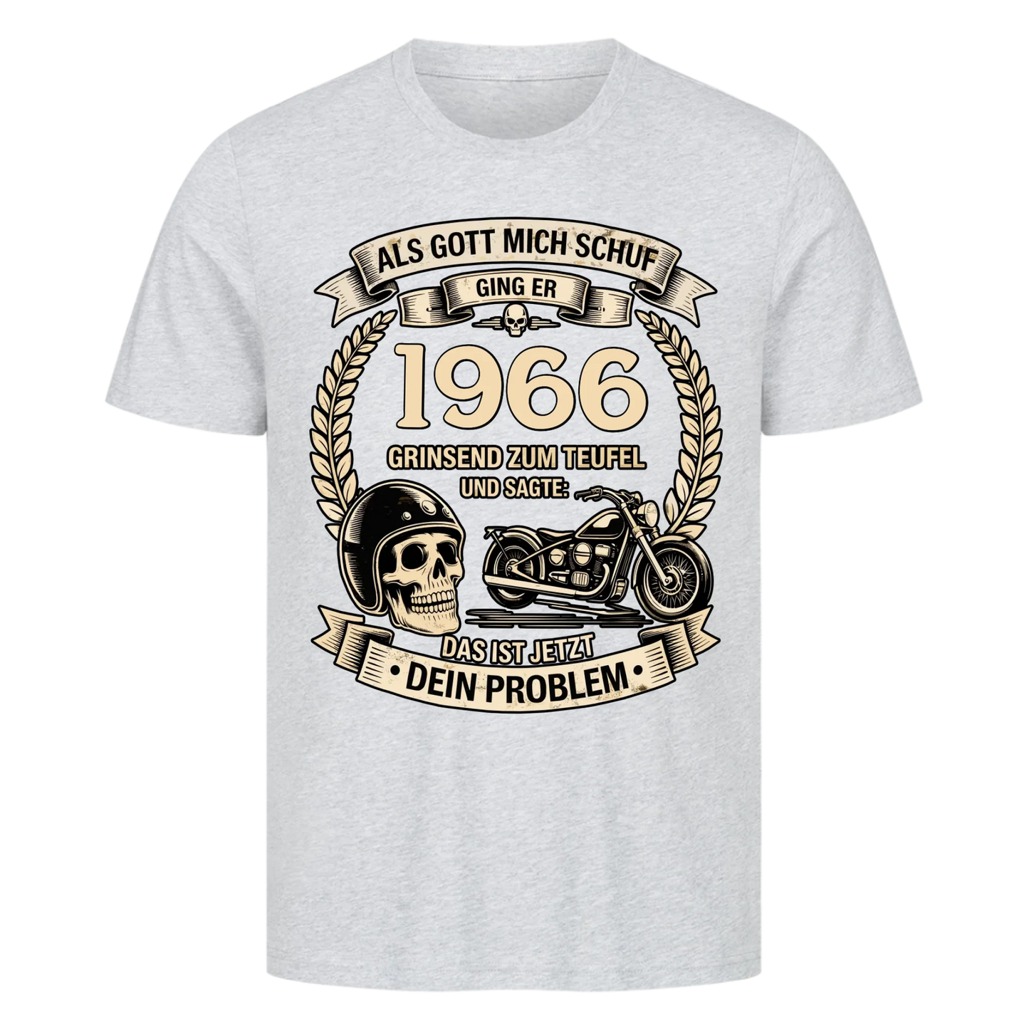 Als Gott mich schuf ging er [1966] zum Teufel personalisiert Premium T-Shirt 13