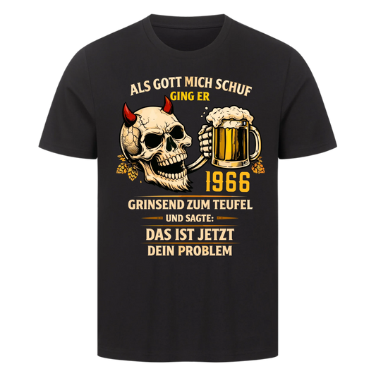 Als Gott mich schuf ging er [1966] zum Teufel personalisiert Premium T-Shirt 2