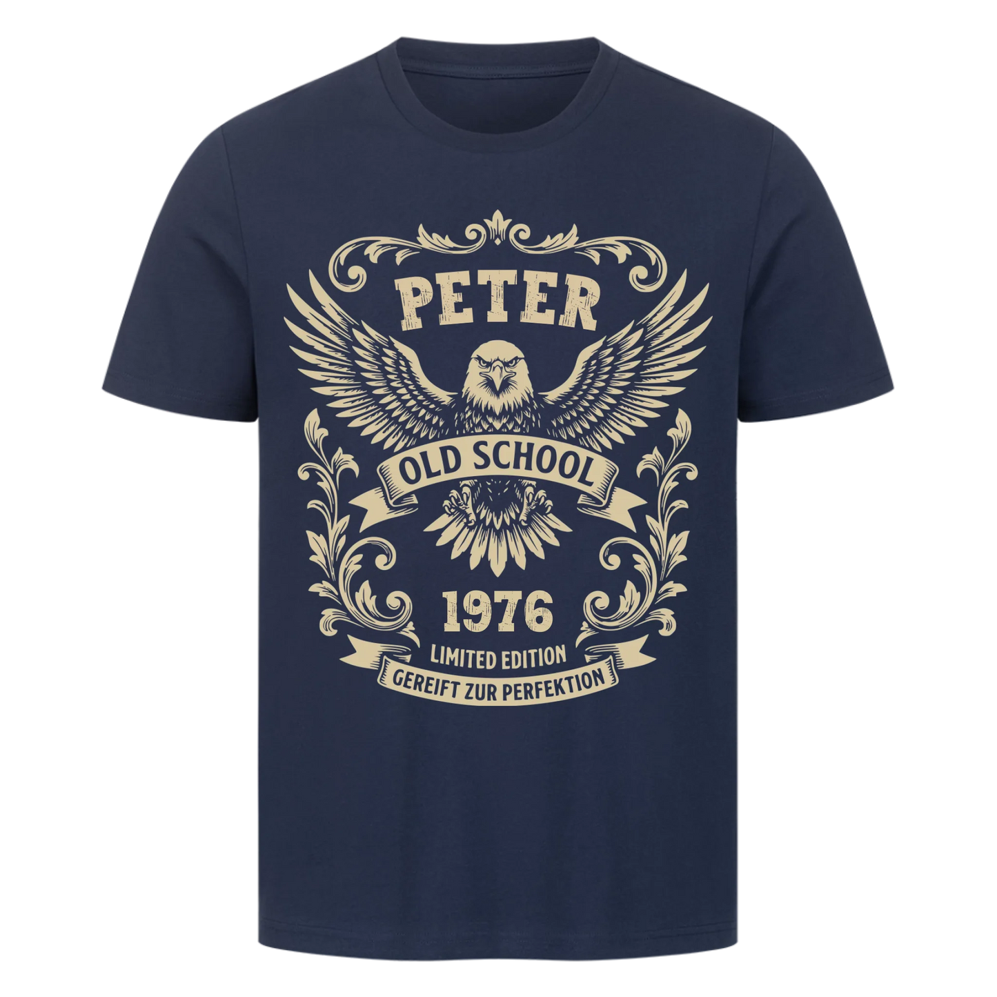 Biker Old School Vintage personalisiertes Premium T-Shirt